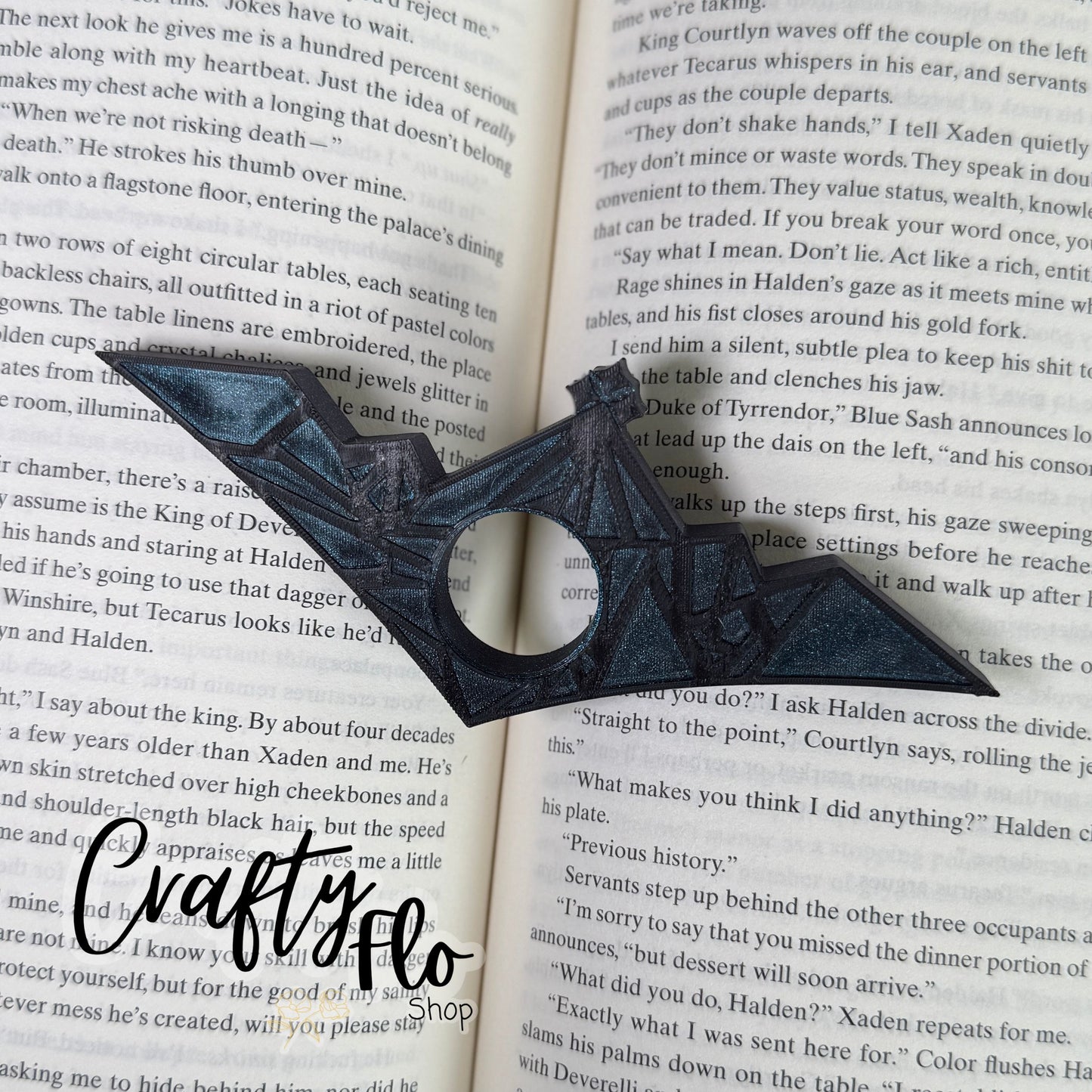 ACOTAR inspired Page Holder| Keep Pages Open with Ease | Perfect for Epic Reading | Book Lover Gift| Page Holder - Page Spreader Book Accessories Book Holders Ideal Gift for Fantasy Lovers