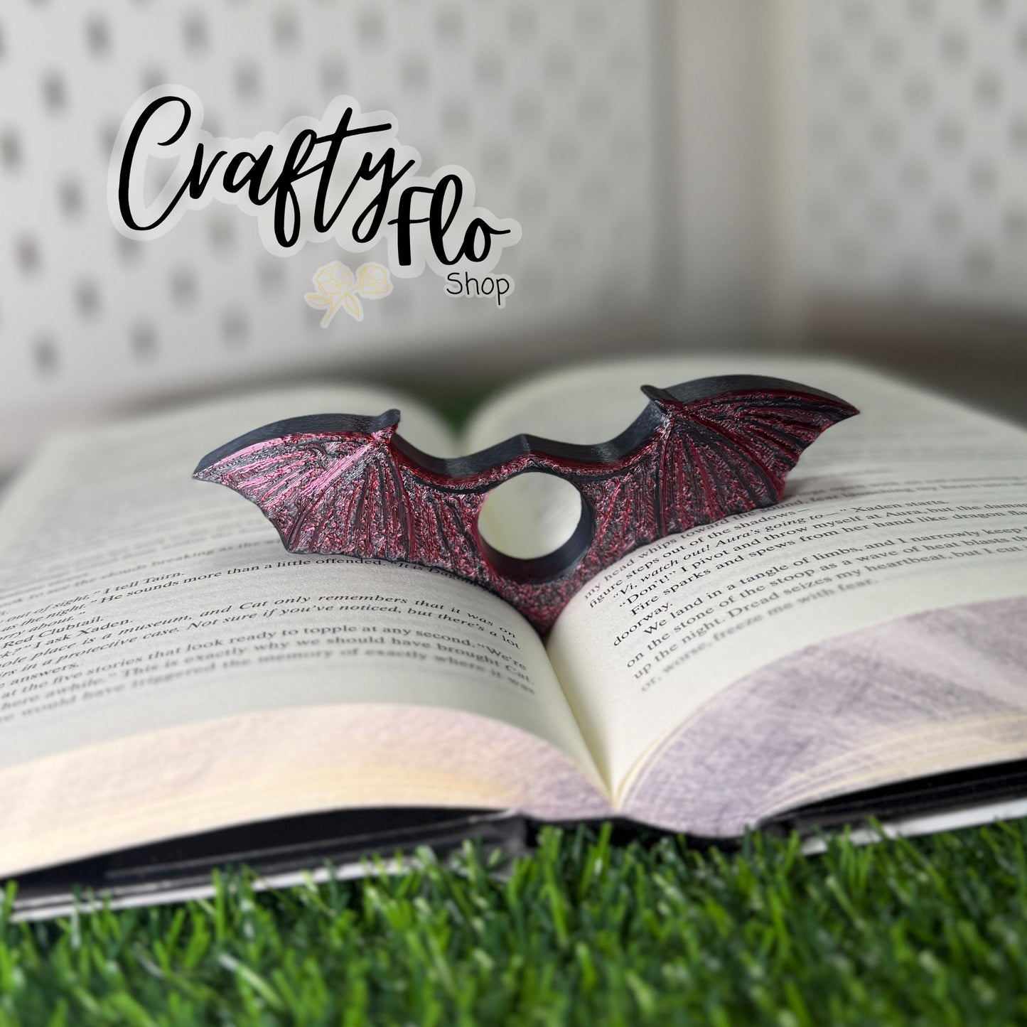 Page Holder Wings of Valor | Keep Pages Open with Ease | Perfect for Epic Reading | Book Lover Gift| Page Holder - Page Spreader Book Accessories Book Holders Ideal Gift for Fantasy Lovers