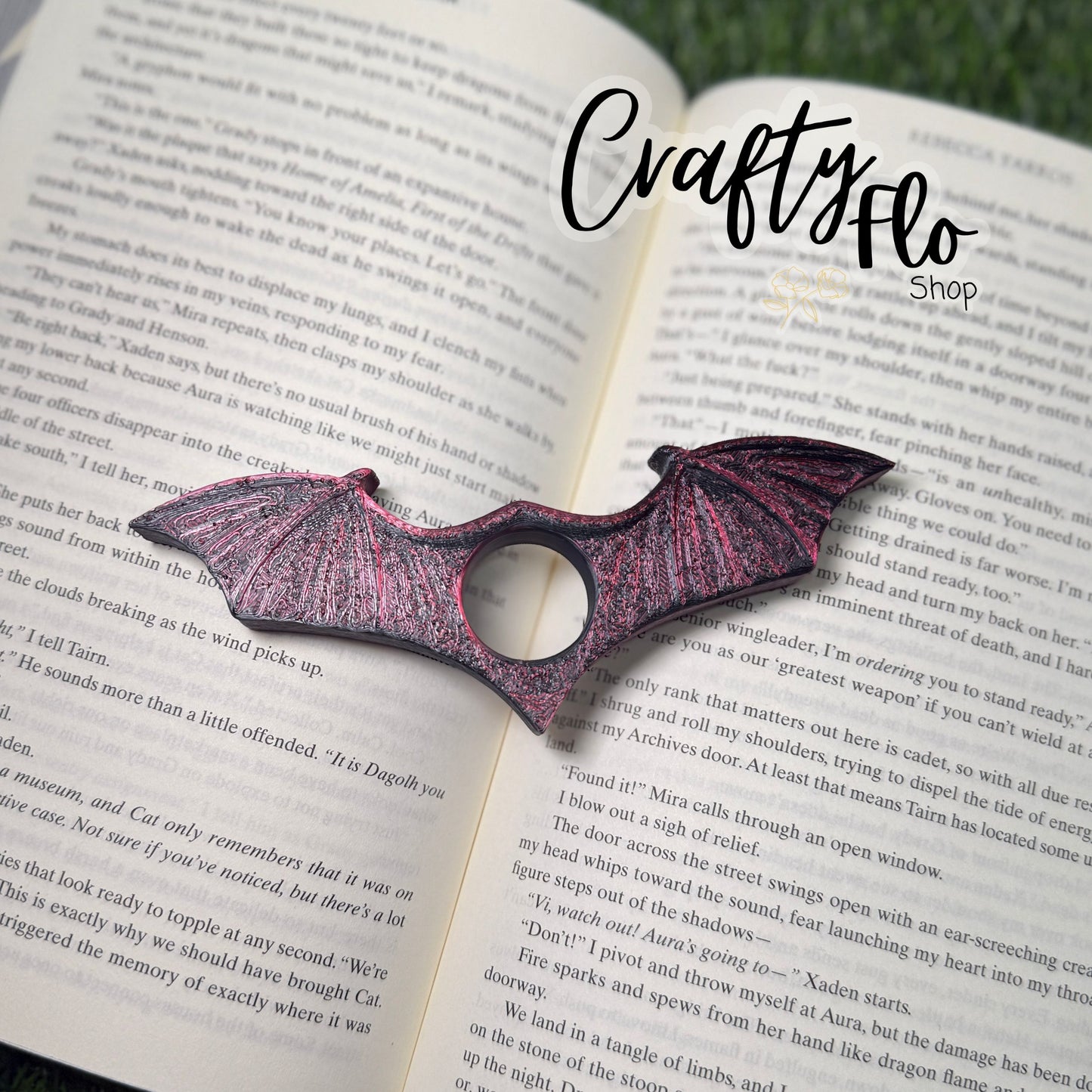 Page Holder Wings of Valor | Keep Pages Open with Ease | Perfect for Epic Reading | Book Lover Gift| Page Holder - Page Spreader Book Accessories Book Holders Ideal Gift for Fantasy Lovers