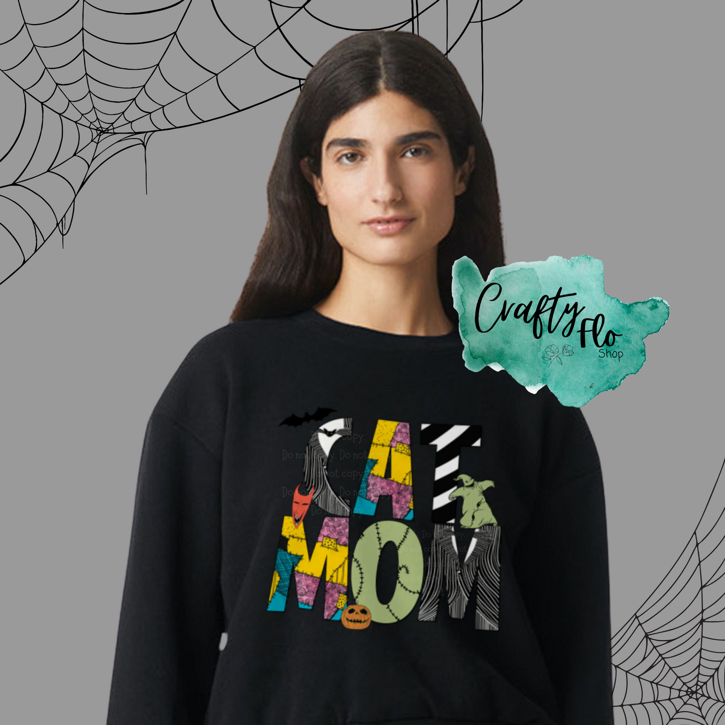 Nightmare before Xmas Pet Mom sweatshirt| Dog Mom| Cat Mom Sally sweatshirt| Jack and Sally NBC apparel