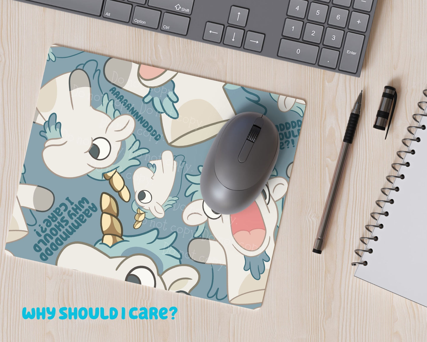 Cute Dog cartoons INSPIRED mousepad | Mom Mousepad| cartoon inspired dog friends/family mousepad| office essential
