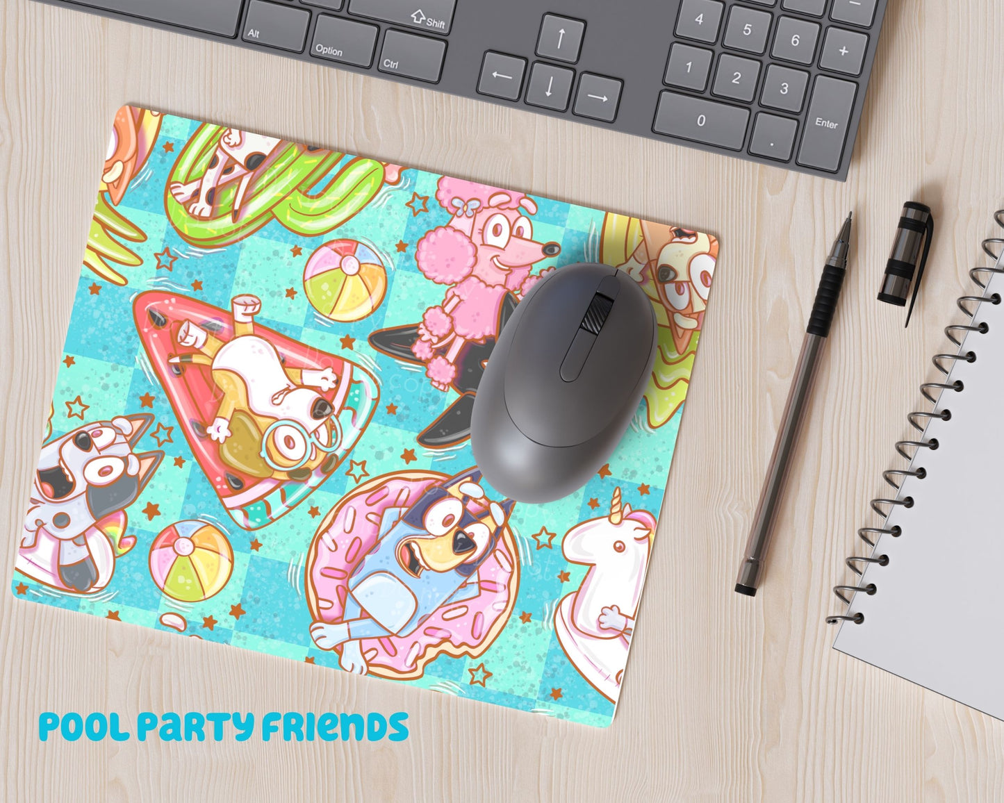 Cute Dog cartoons INSPIRED mousepad | Mom Mousepad| cartoon inspired dog friends/family mousepad| office essential