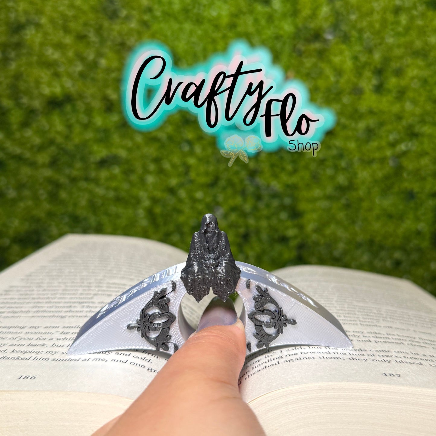 ACOTAR Suriel inspired Page Holder| Keep Pages Open with Ease | Perfect for Epic Reading | Book Lover Gift| Page Holder - Page Spreader Book Accessories Book Holders Ideal Gift for Fantasy Lovers