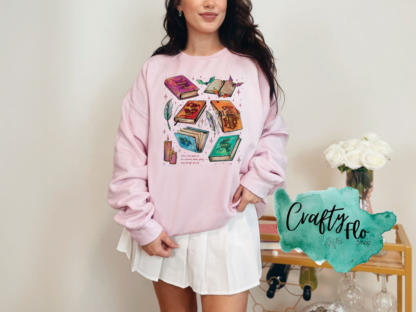 ACOTAR Inspired Booktok Unisex Sweatshirt Casual Style with Playful Design and True to Size Fit - sweatshirt