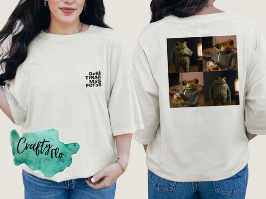 DtMf Concho Graphic T-Shirt Latin Music Tee, Reggaeton Fan Gift, Streetwear for Reggaeton Lovers, Debí Tirar Más Fotos