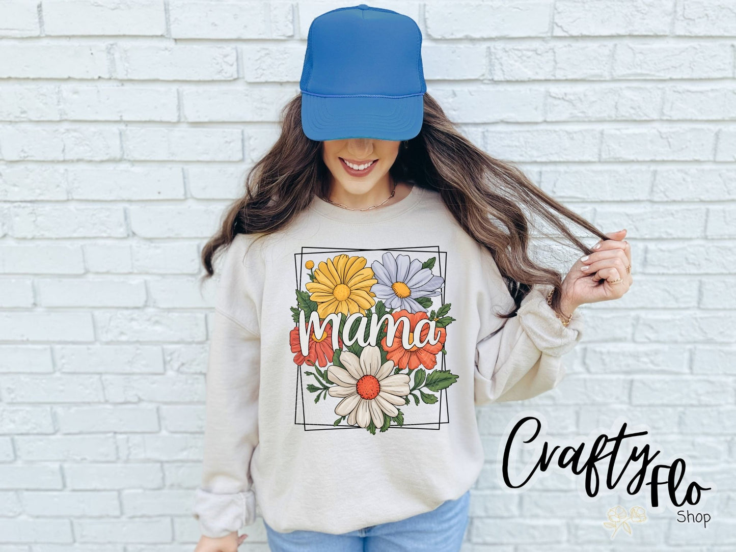Floral Mama Sweatshirt or T-shirt - Mothers Day Graphic Tee - Unisex Fabric - Ideal for Holiday Fashion - True to Size Fit - Pullover