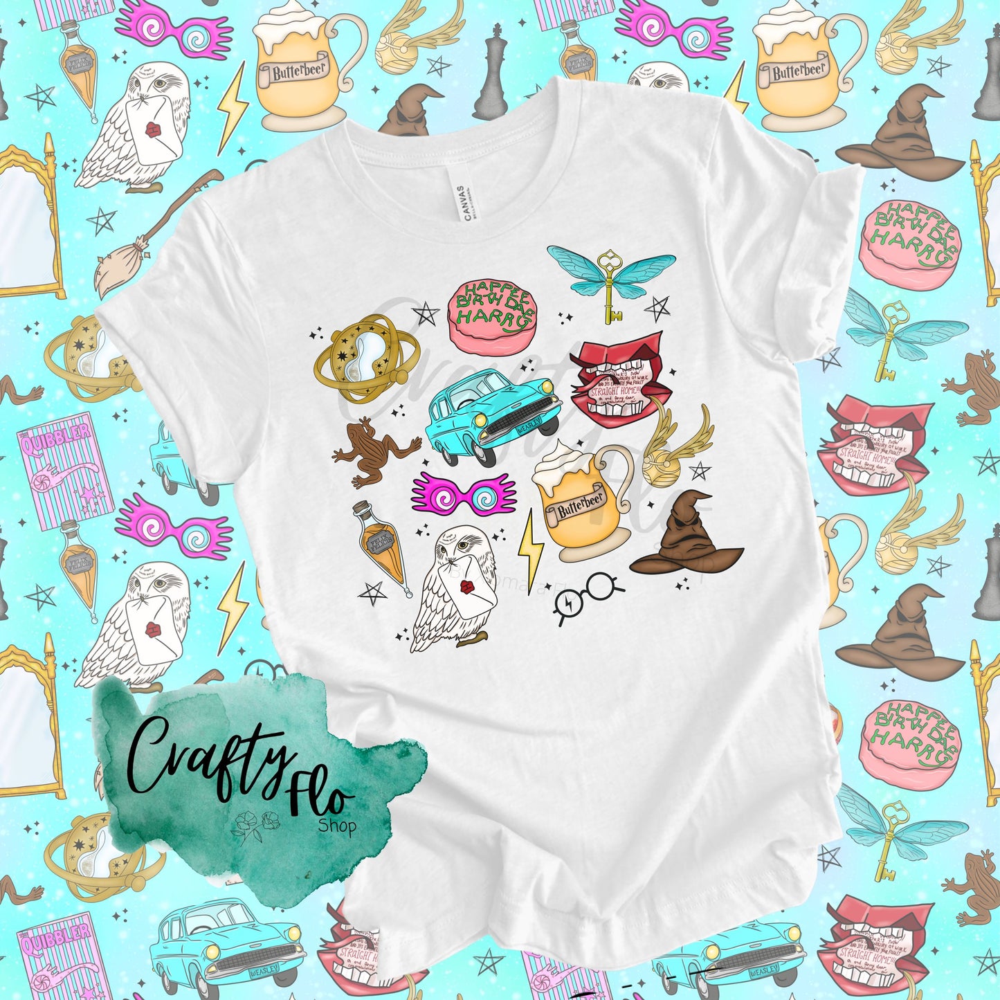 Wizarding Elements Inspired Graphic T-Shirt - Unisex Fabric Tee with Unique Design for Fans of the Fantasy Genre - Top