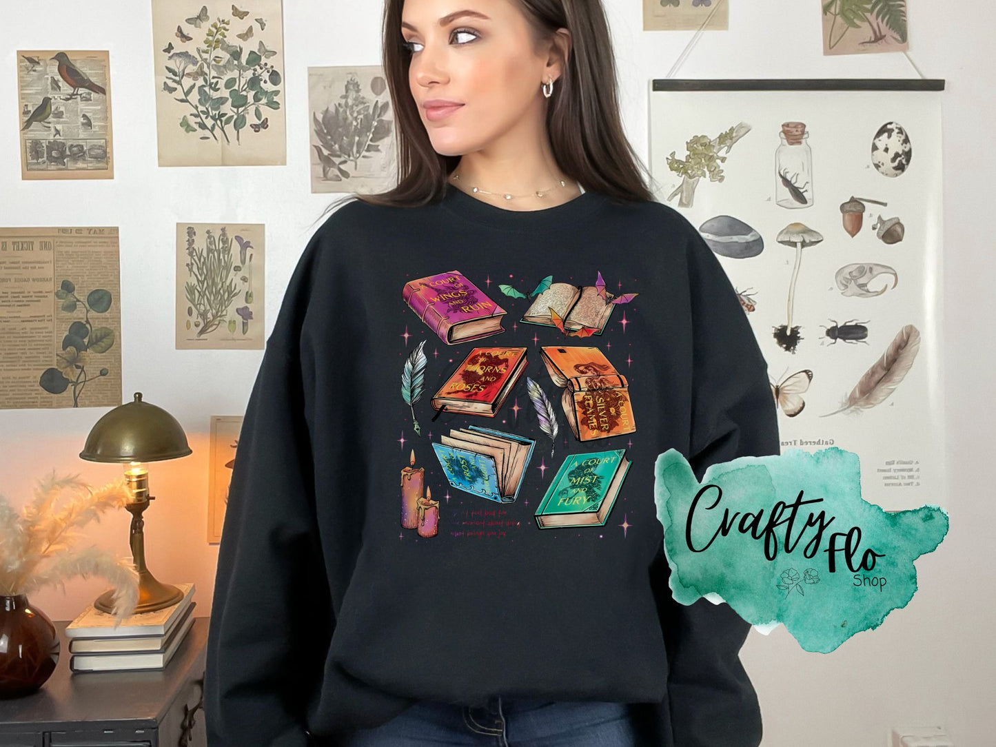 ACOTAR Inspired Booktok Unisex Sweatshirt Casual Style with Playful Design and True to Size Fit - sweatshirt
