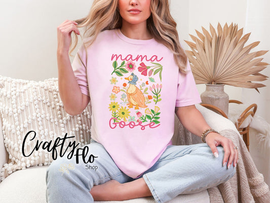Mother Goose T-shirt - Mothers Day Graphic Tee - Unisex Fabric - True to Size Fit - Pullover - Top, Tshirt