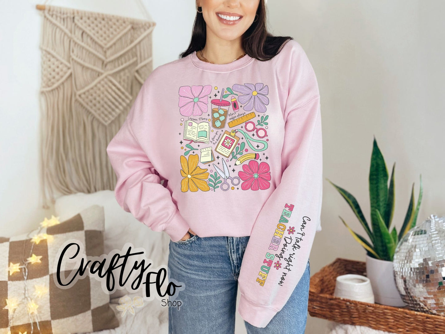 Can’t Talk Right Now Doing Teacher Stuff SweatShirt, Teacher Stuff Sweatshirt, Funny Teacher Quotes, Teacher Doodles, Retro Teacher Shirt