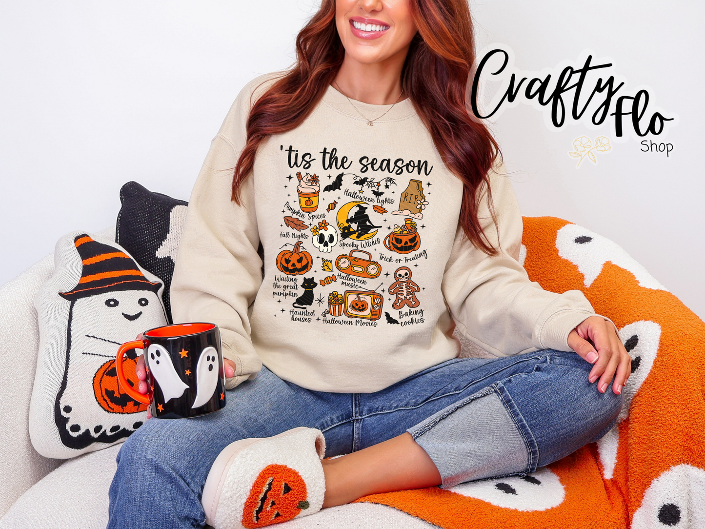 Tis the Season Sweatshirt| Autumn sweatshirt| fall apparel