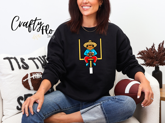 Sapo Concho Benito Bowl Graphic Sweatshirt - Fall apparel | Unisex Fabric, Comfortable Fit, football Season - Pullover