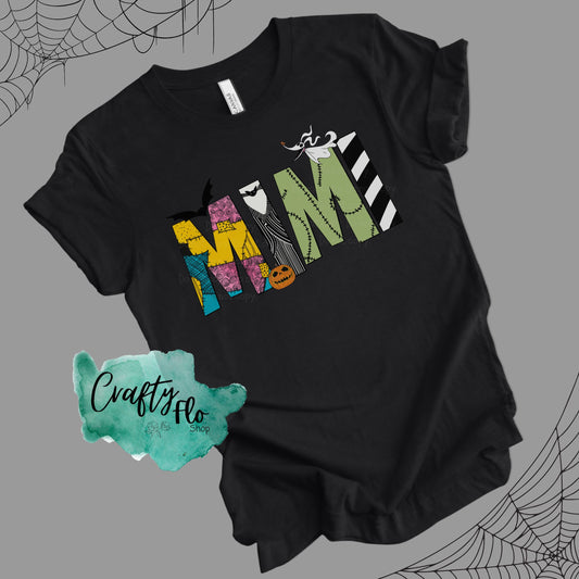 Nightmare before Xmas Grandma, Gammy, Nana, Mimi T-shirt|T-shirt, Funny apparel, Gift ideas| mothers day gift