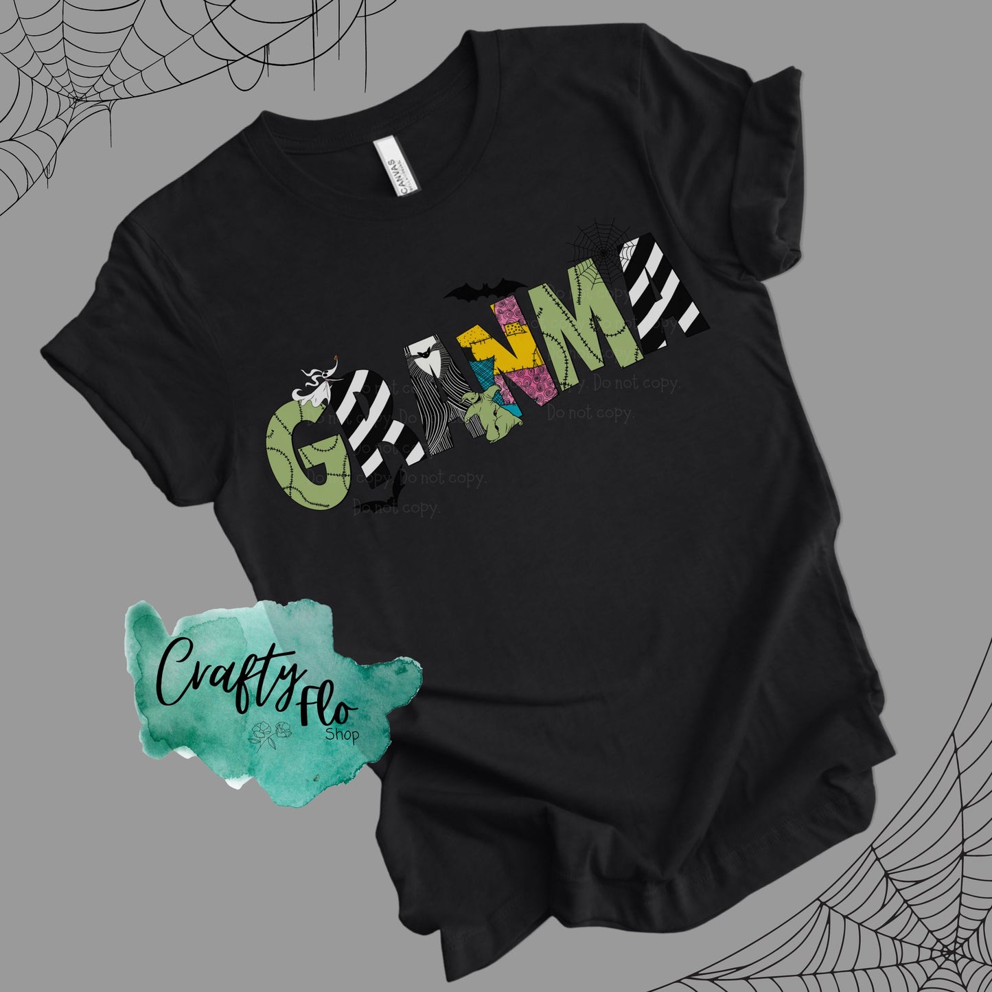 Nightmare before Xmas Grandma, Gammy, Nana, Mimi T-shirt|T-shirt, Funny apparel, Gift ideas| mothers day gift