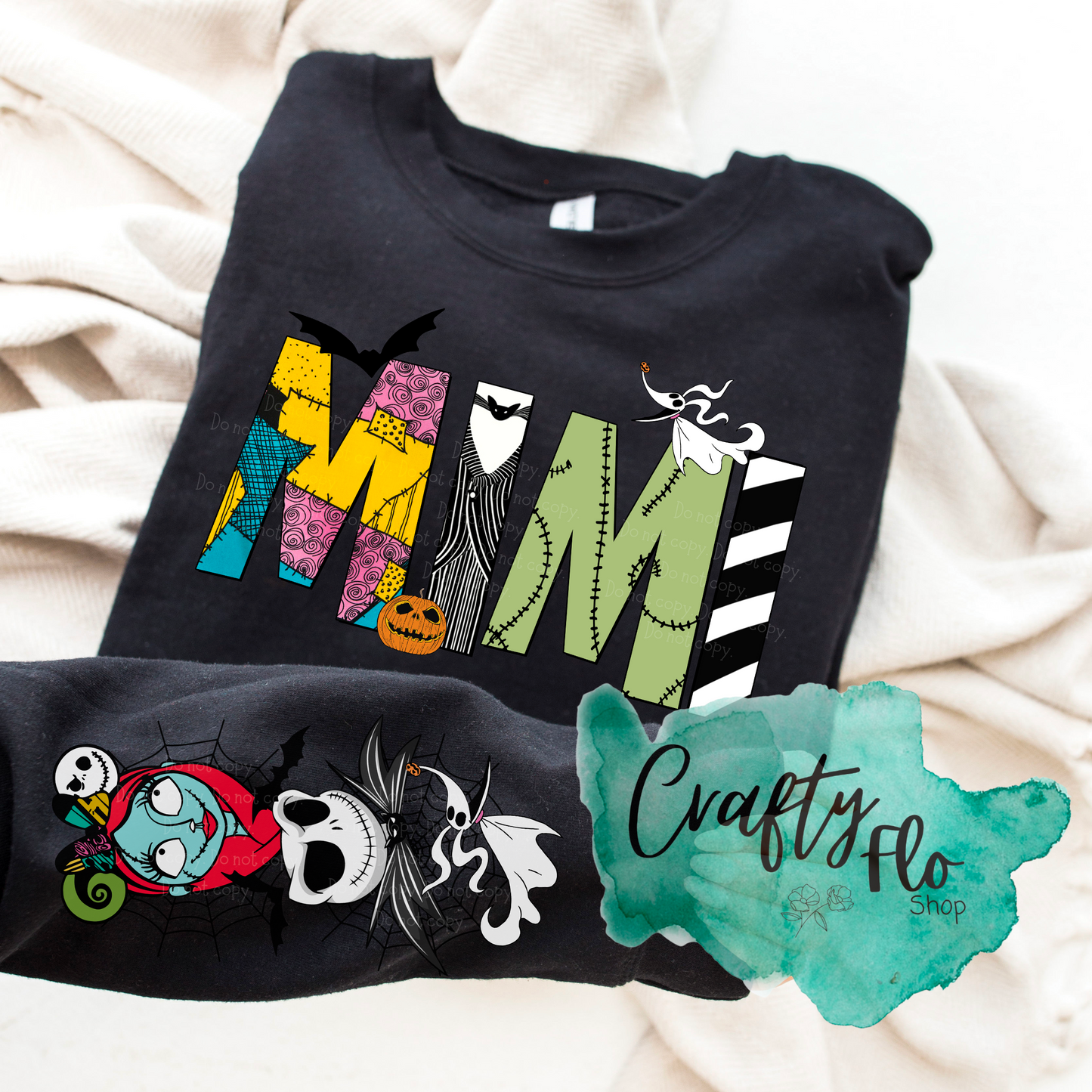 Nightmare before Xmas Gammy, Grandma, Nana, Mimi, Gigi sweatshirt| Sally sweatshirt| Jack and Sally NBC apparel Inactive