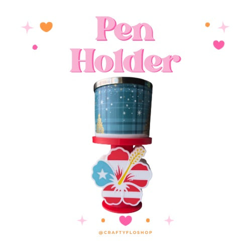 Puerto Rico Flower Candle Holder | 3D Printed