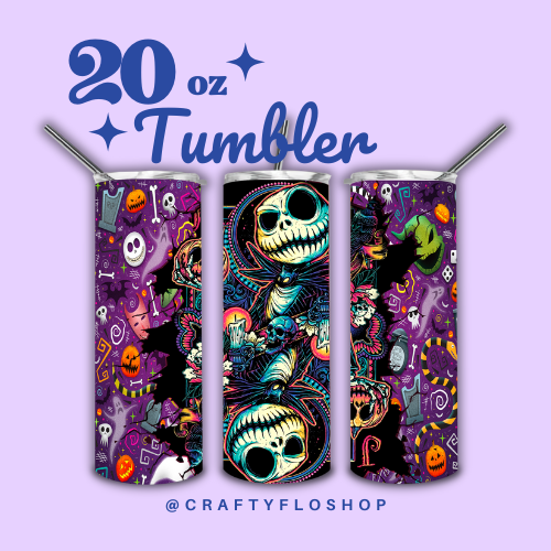 Jack playing card inspired| skinny 20 oz stainless steel tumbler with straw