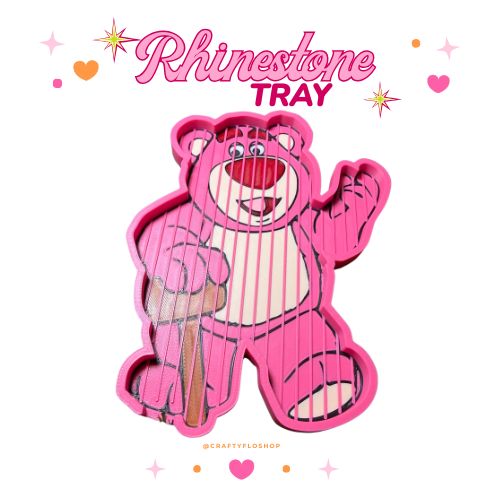 Smell good Bear inspired 3D Printed Trinket Tray or Rhinestone Tray | Trinket Dish| Jewelry & Desk Catchall Dish