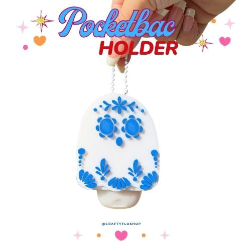 Pantasma | Talavera Ghost PocketBac Holder | Mexican-Inspired Gift