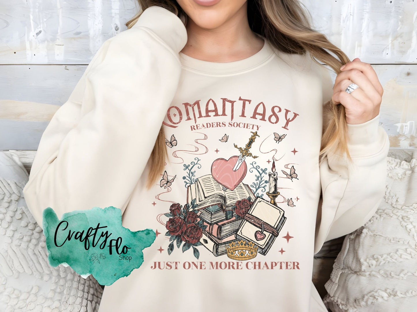 Romantasy Reader Graphic T-shirt or Sweatshirt | Bookish T-shirt or Sweatshirt| friends gift | Comfort Colors Tshirt| Gildan fleece lined sweatshirt