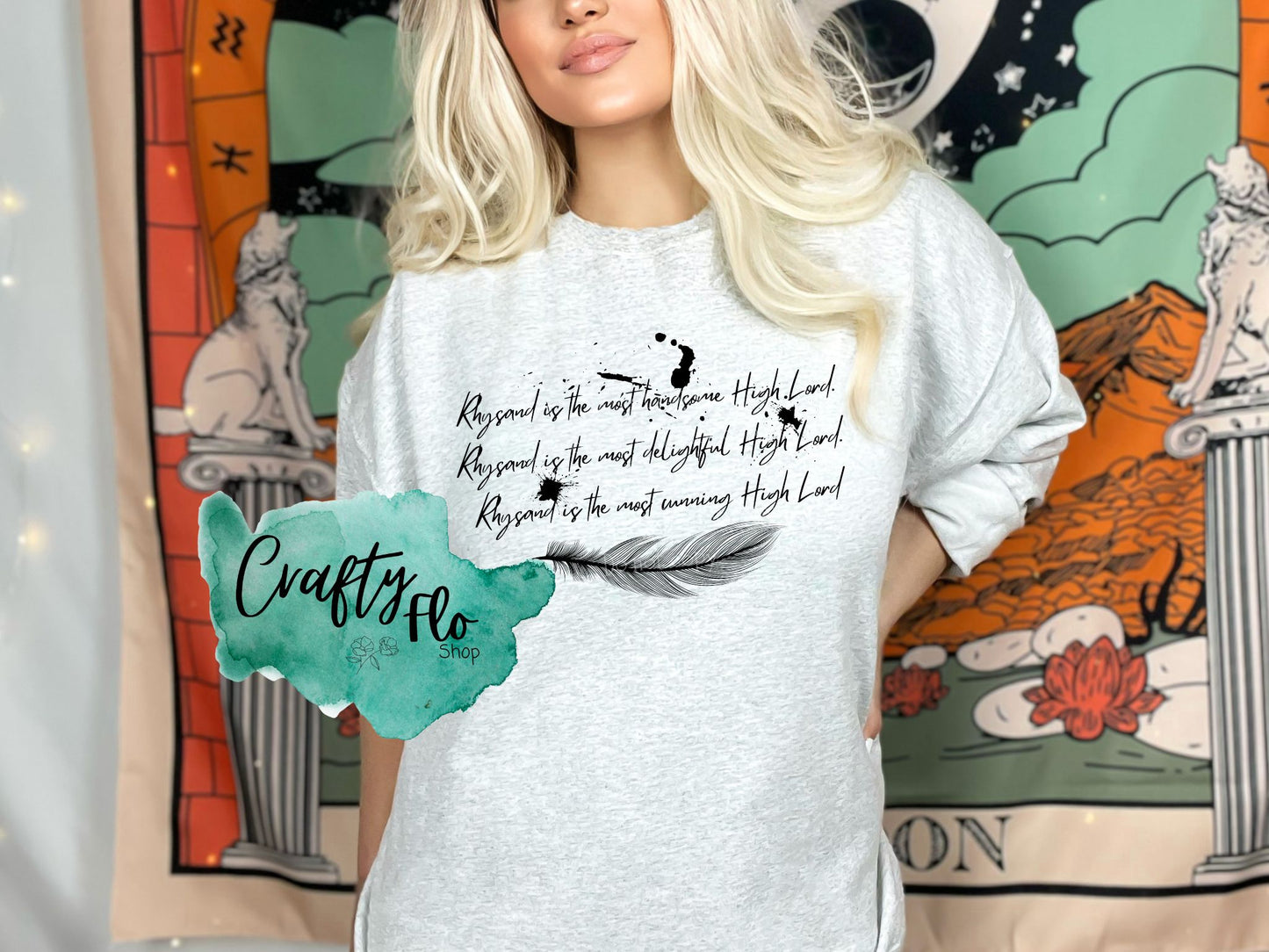 Rhysands writing lessons sweatshirt | ACOTAR inspired sweatshirt