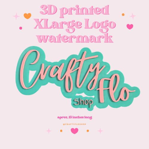 3D printed Logo watermark