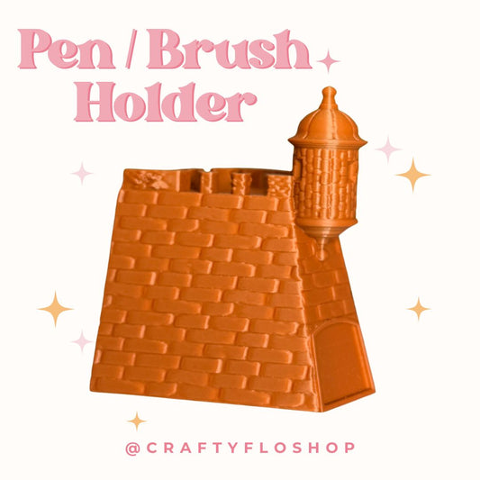 Puerto Rico Inspired Desk Organizer| Pen and Pencil Holder Custom 3D Printed Brush Holder Office Study Stationery Desktop Storage Marker Organizer