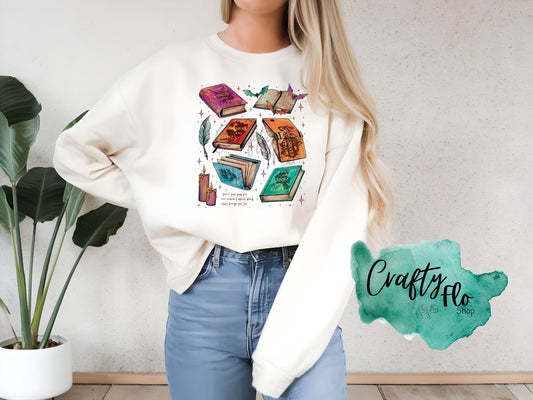 ACOTAR Inspired Booktok Unisex Sweatshirt Casual Style with Playful Design and True to Size Fit - sweatshirt