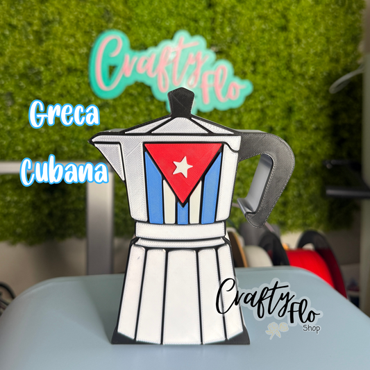 Greca Cubana Inspired Desk Organizer| Pen and Pencil Holder Custom 3D Printed Brush Holder Office Study Stationery Desktop Storage Marker Organizer