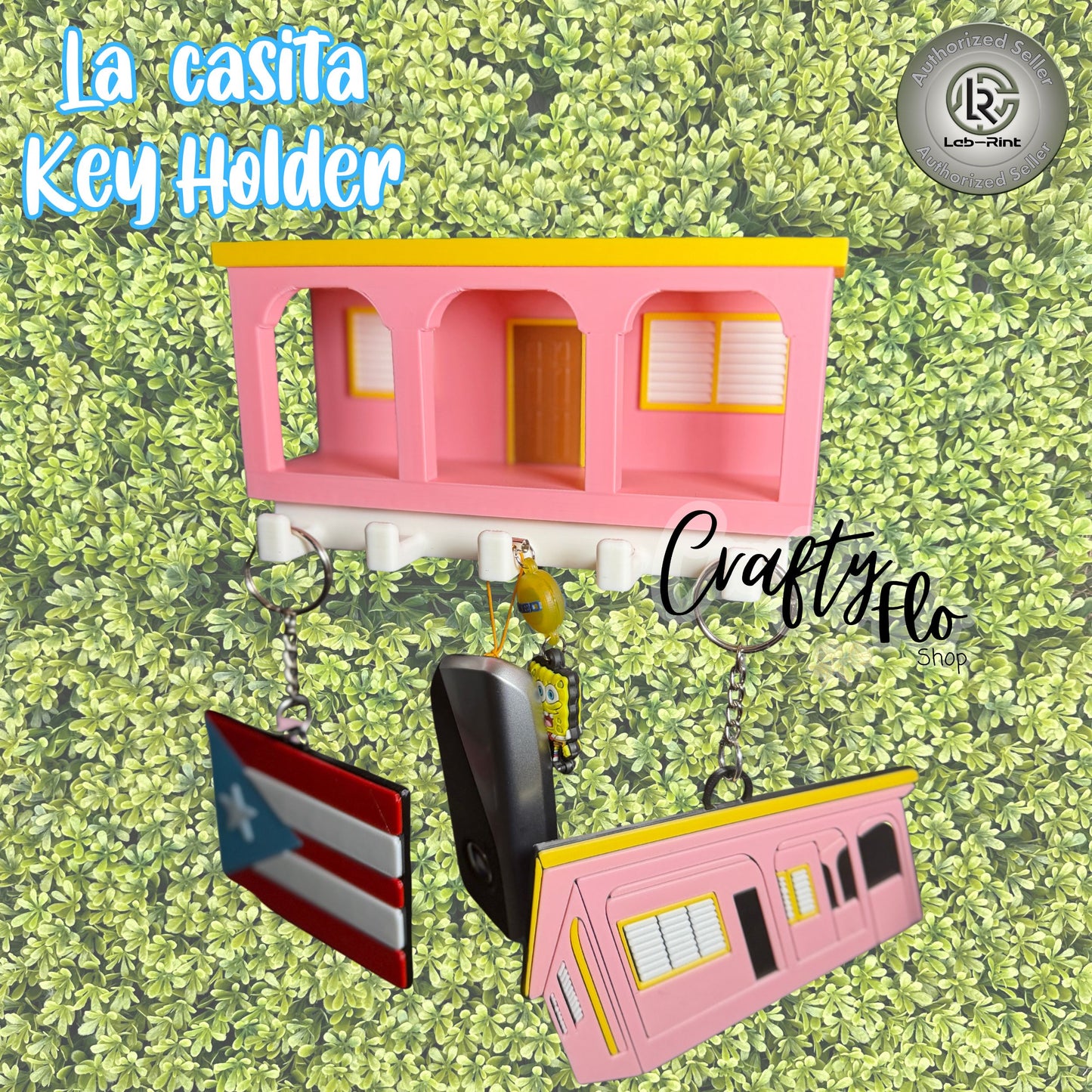 La CasitaInspired Key Holder Custom 3D Printed