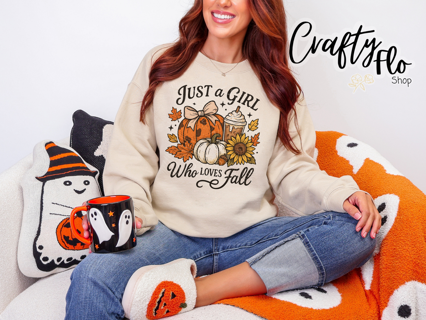 Just a girl who loves fall Sweatshirt| Autumn sweatshirt| fall apparel