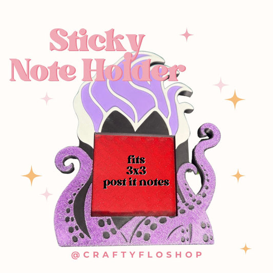 Sea Witch Sticky Note Holder | 3D Print | 3D Printed