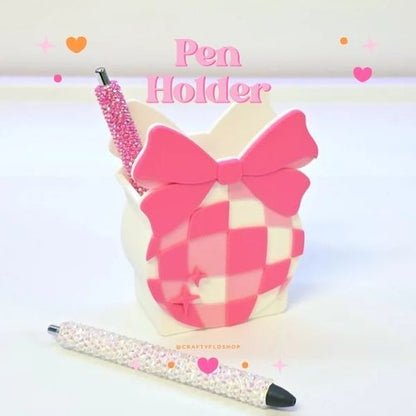 Disco Ball Inspired Desk Organizer| Pen and Pencil Holder Custom 3D Printed Brush Holder Office Study Stationery Desktop Storage Marker Organizer