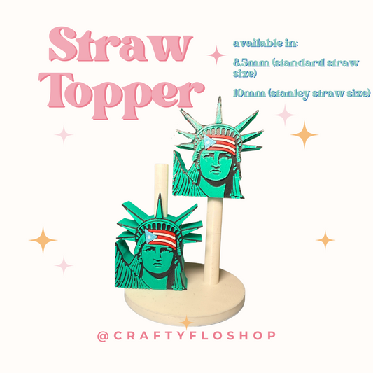 NuevaYol Straw Topper| Puerto Rico Inspired 3D Printed Straw Toppers Drinkware Accessories Customized Stylish