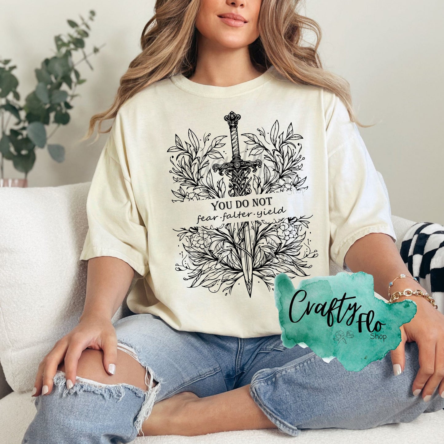 You do not yield Inspired Graphic T-Shirt - Unisex Fabric Tee with Unique Design for Fans of the Fantasy Genre - Top, Fourth Wing TOG booktok inspired merch graphic  tee