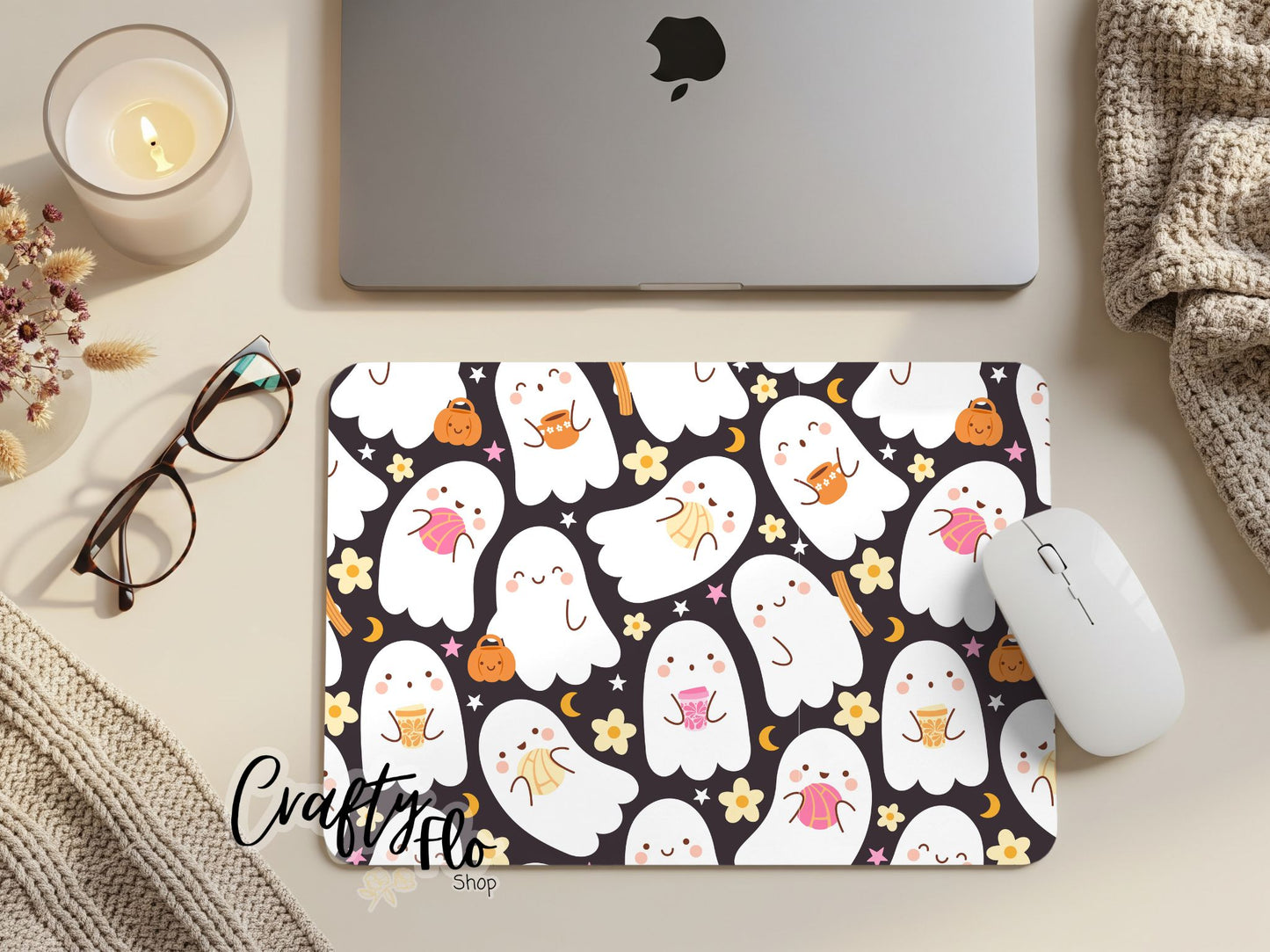 Mexican Calaveritas inspired Mouse Pad| anime office essentials| cute Mouse pad