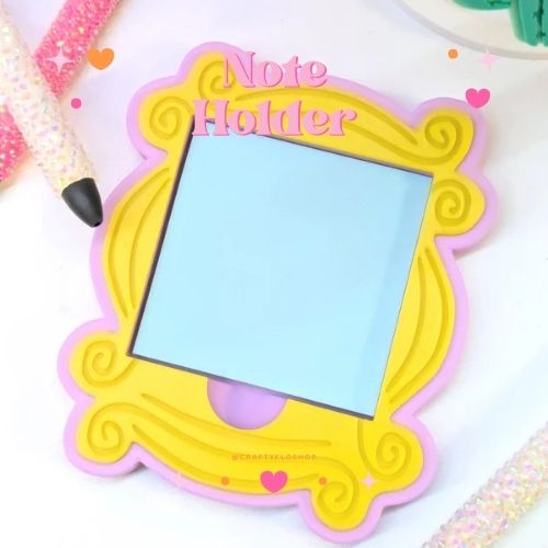 Friends inspired Desk Organizer| Note Holder Custom 3D Printed sticky note Holder Office Study Stationery Desktop Storage