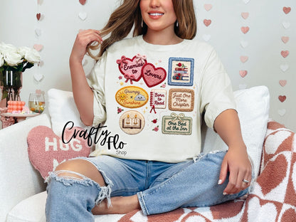 Enemies to Lovers Graphic Sweatshirt or Tshirt- apparel | Unisex Fabric, Comfortable Fit, Valentines - Pullover