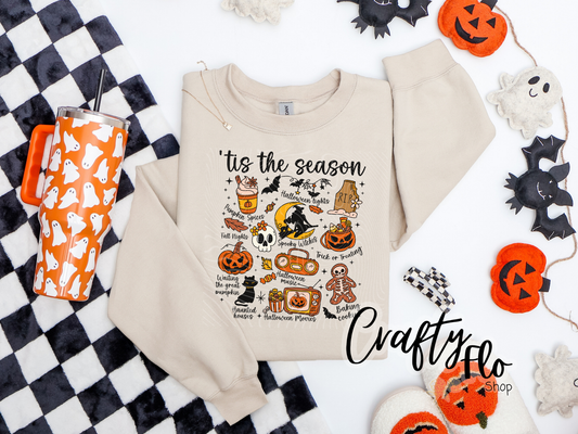 Tis the Season Sweatshirt| Autumn sweatshirt| fall apparel