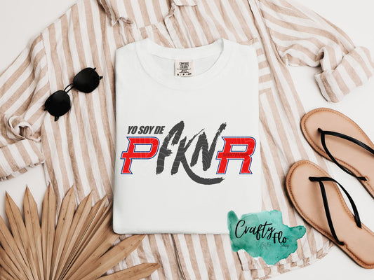 Yo soy de PfknR graphic T-Shirt Latin Music Tee, Reggaeton Fan Gift, Streetwear for Reggaeton Lovers
