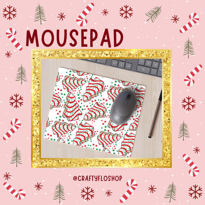 Christmas Tree cake inspired Mouse Pad| anime office essentials| cute Mouse pad
