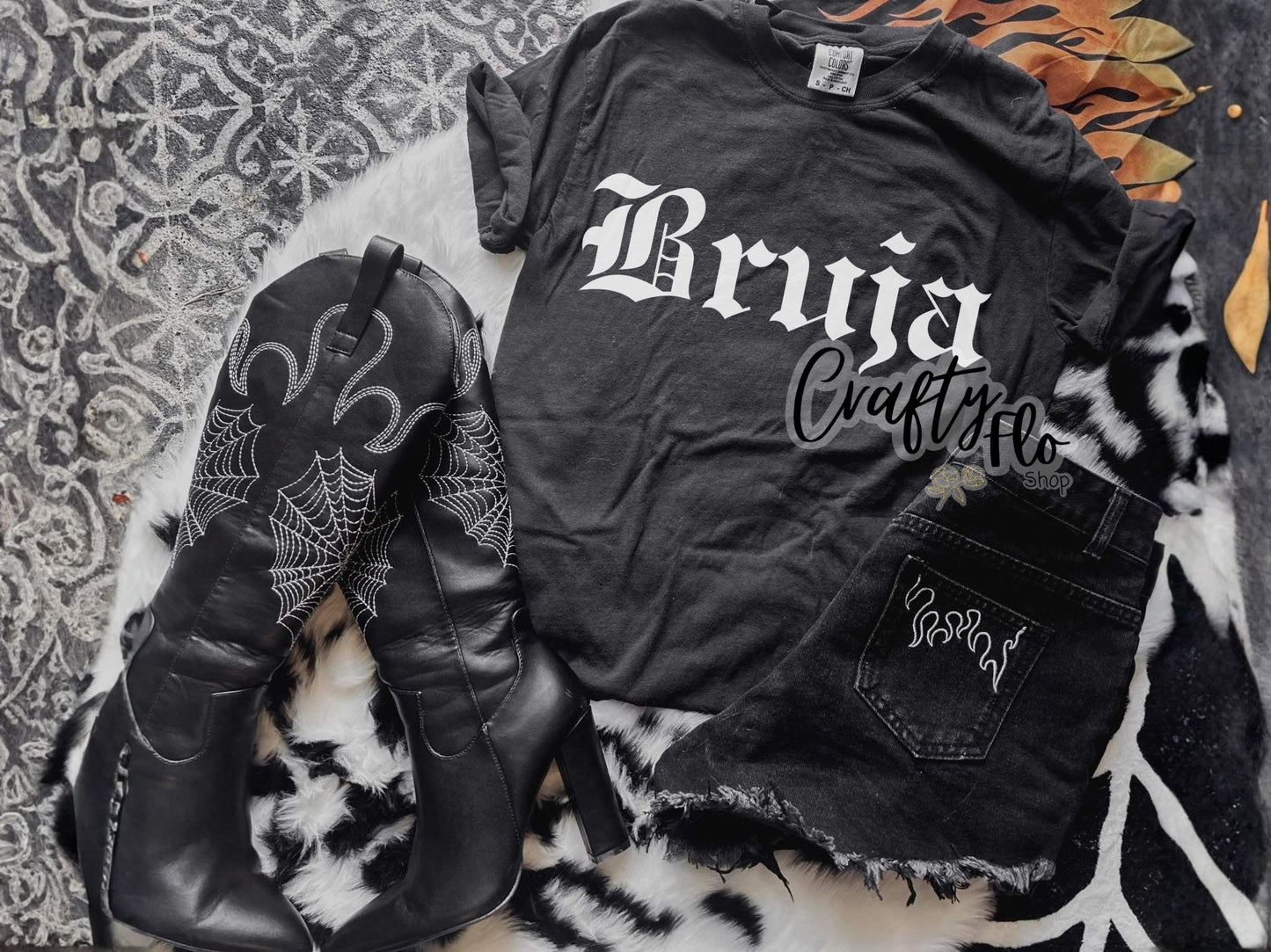 Bruja Sweatshirt or T-shirt - halloween Graphic Tee - Unisex Fabric - Ideal for Holiday Fashion - True to Size Fit - Pullover