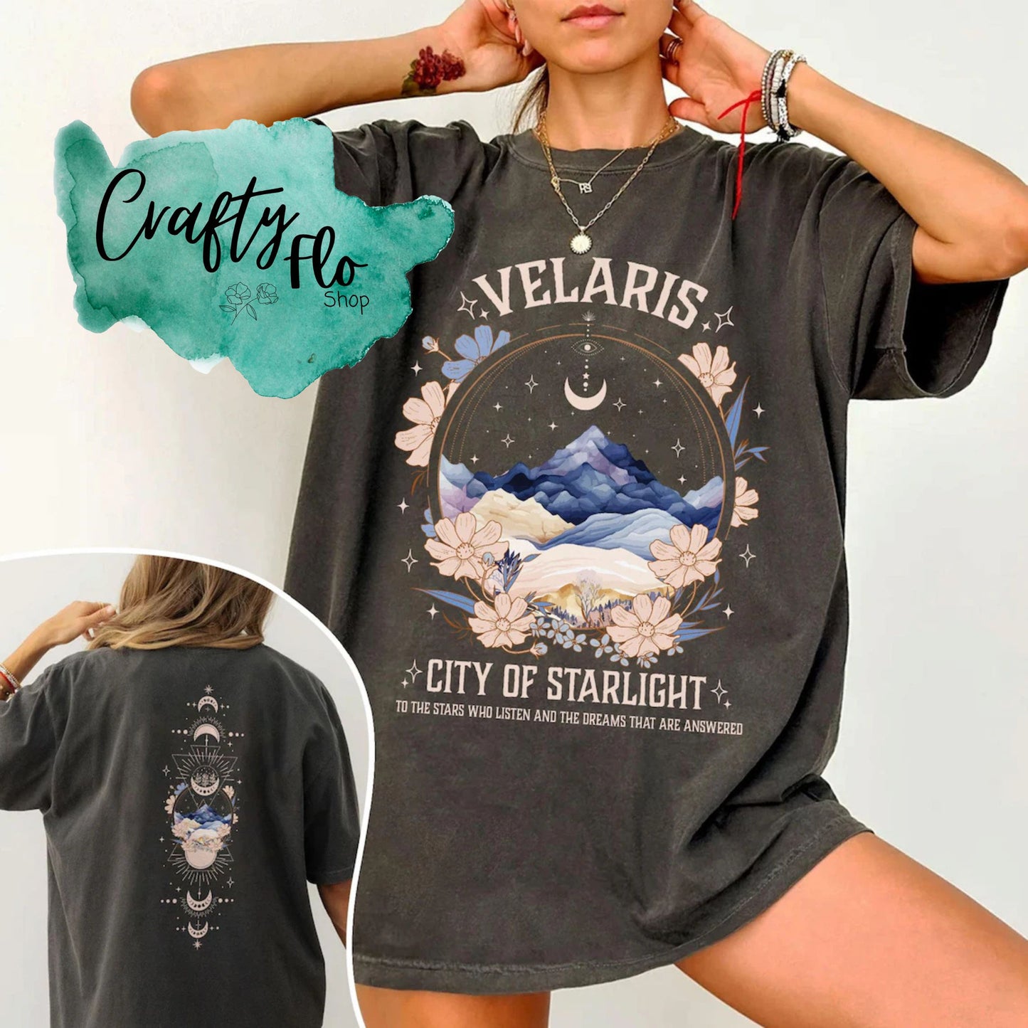 Velaris City of Starlight Fantasy book inspired T-shirt|T-shirt, Funny apparel, Gift ideas