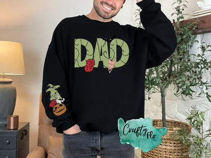 Nightmare before Xmas DAD sweatshirt| Jack sweatshirt| Jack and Sally NBC apparel