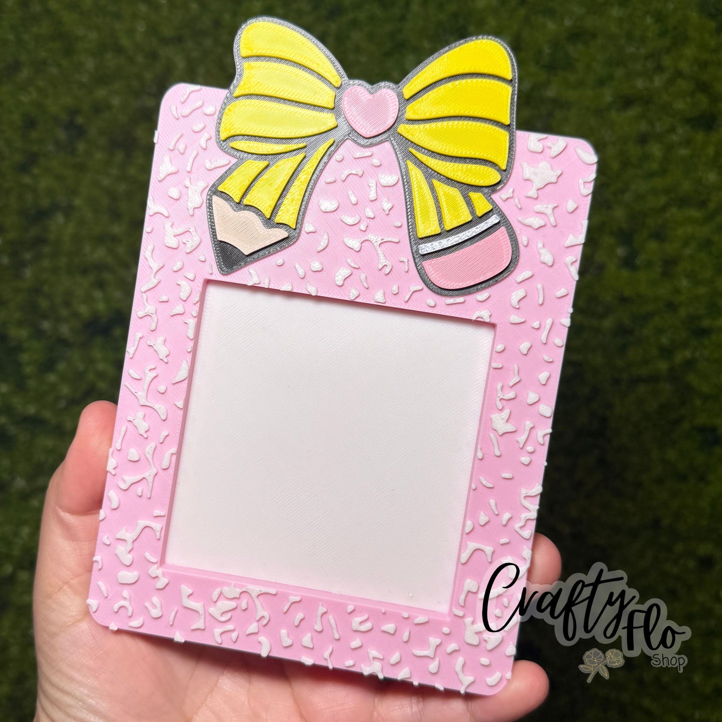 Coquette Pencil Bow 3D Printed Sticky Note Composition Notebook inspired