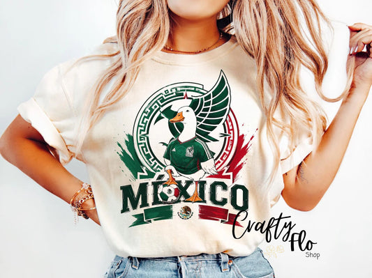 El Pato Merlin tee, Graphic T-Shirt Latin Tee, Mexico Fan Gift, Streetwear for Soccer Lovers, Mexican Futbol streetwear