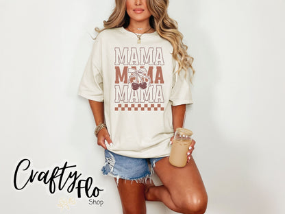 Coquette Cherry Mama T-shirt - Mothers Day Graphic Tee - Unisex Fabric - True to Size Fit - Pullover - Top, Tshirt