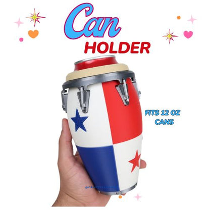 Panama Conga inspired 12oz Can Holder – 3D Printed –  Tumbler Style Can Holder Energy drink Holder