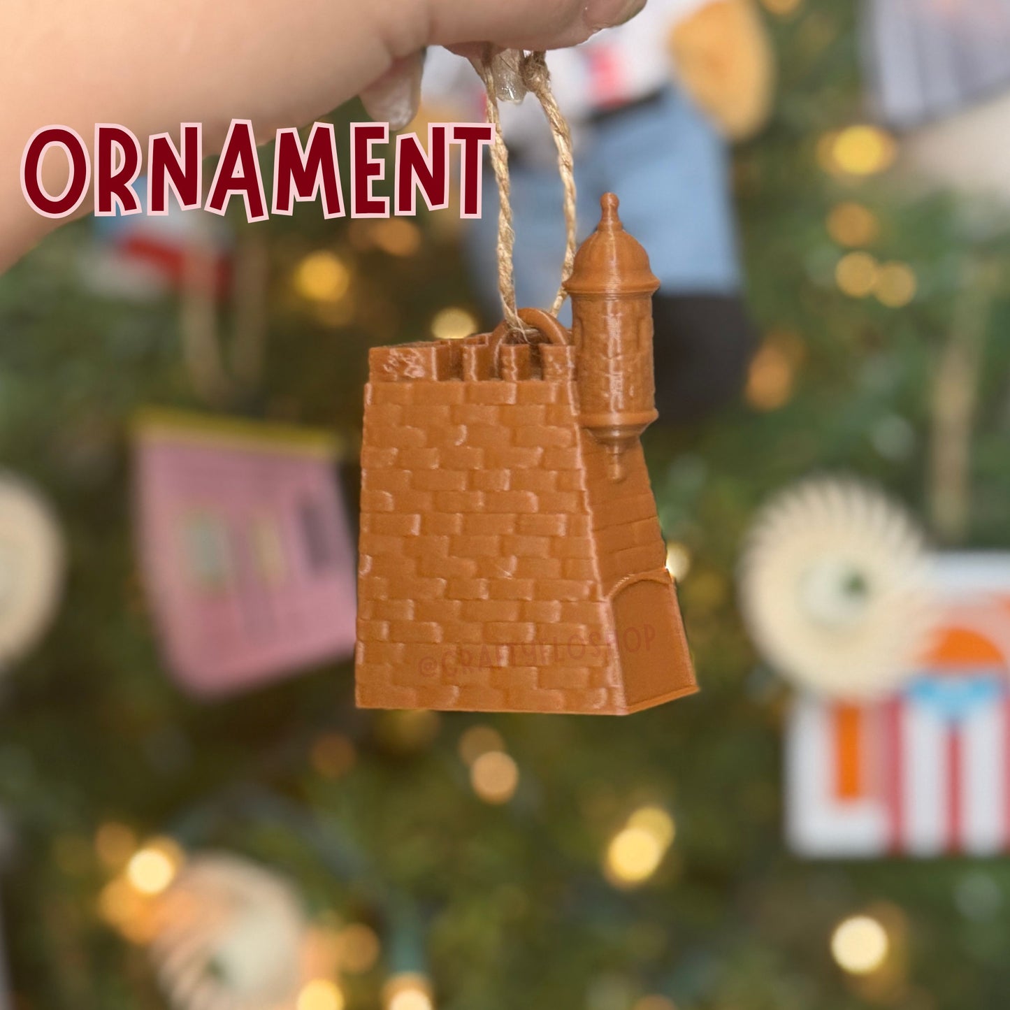 Puerto Rican Christmas Ornament – 3D Printed Boricua Figurine for Holiday Tree