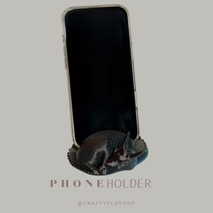 3D Printed Sleeping Dragon Phone Stand – Silk PLA Desk Accessory